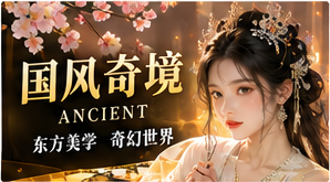 国风奇境与轻喜治愈栏目主题视觉