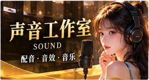 声音工作室与创作者日志栏目主题视觉